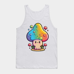 Trippy Mushroom, Chow Character, magic world Tank Top